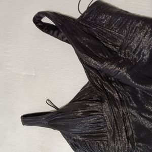 Black Gown, hint of sparkle,